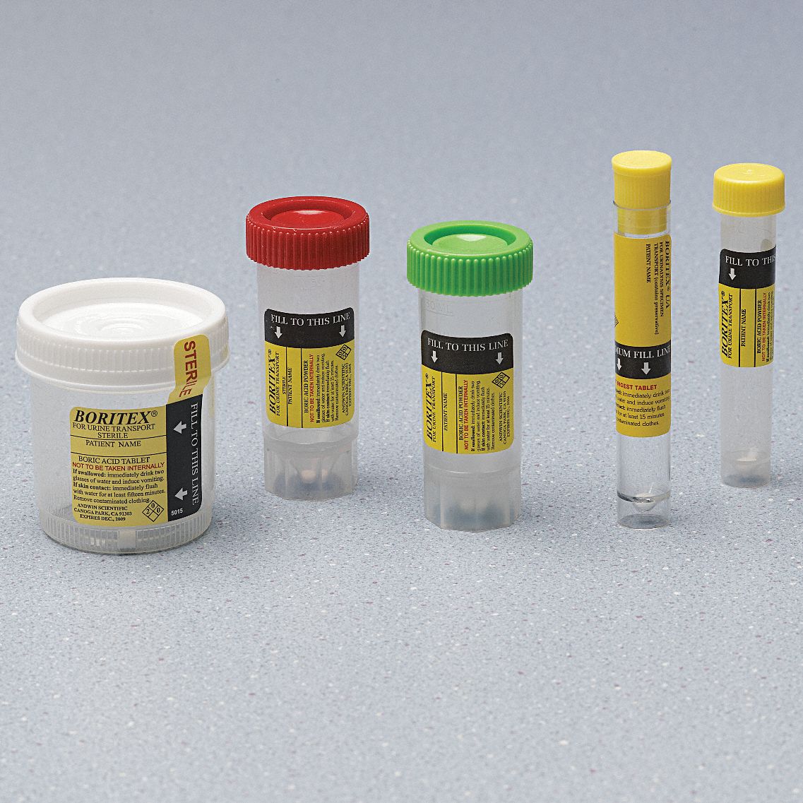 Urine Tube, 12 mL, Push Cap, PK1000
