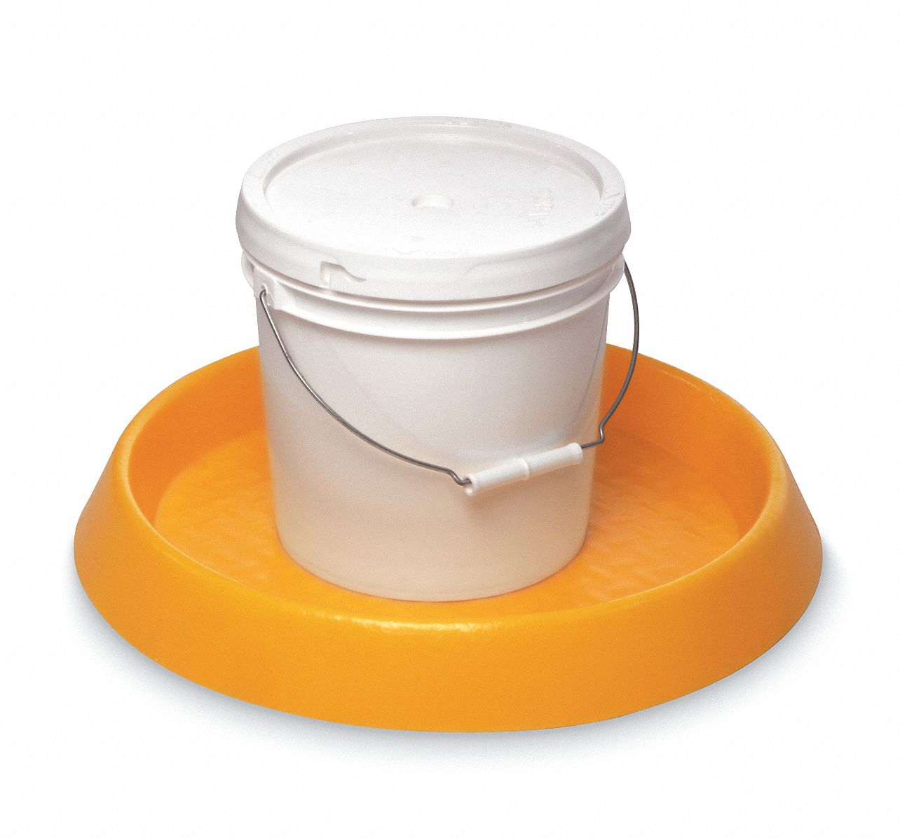 Spill Tray, 2-1/4 In. H, Yellow, 4.8 gal.