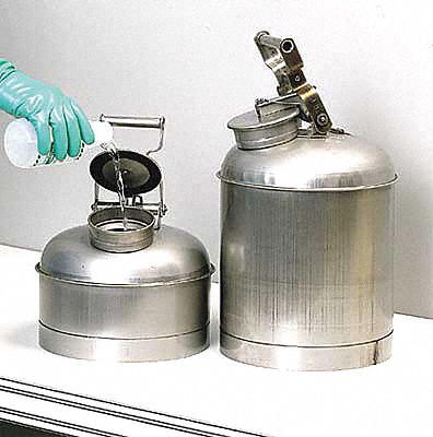 Disposal Can, 2.5 Gal., Stainless Steel