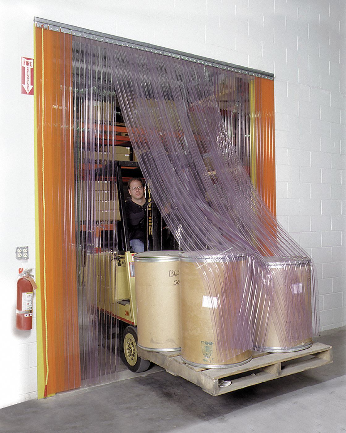 Door, Ribbed Strip, W6Ft