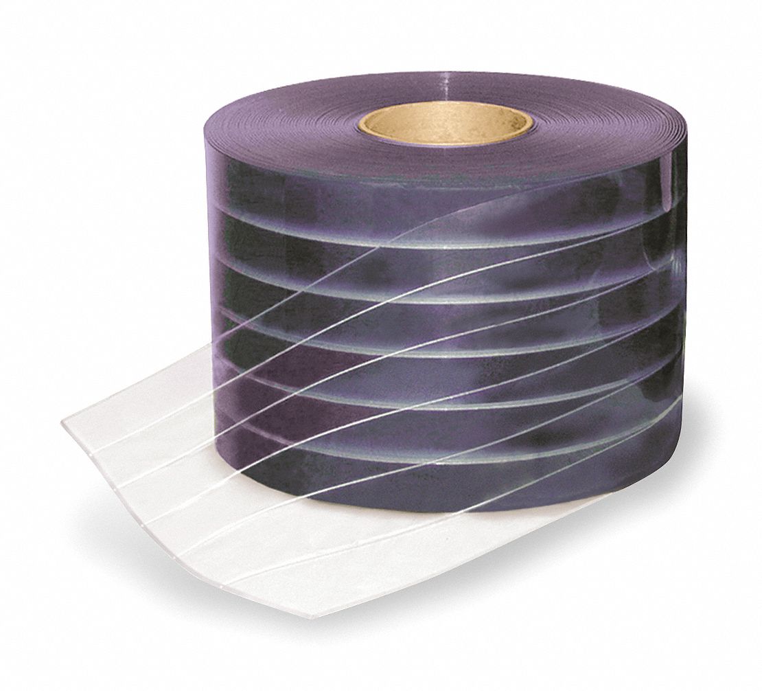 Vinyl Strip Roll, 300Ft, -30to150F, Smooth