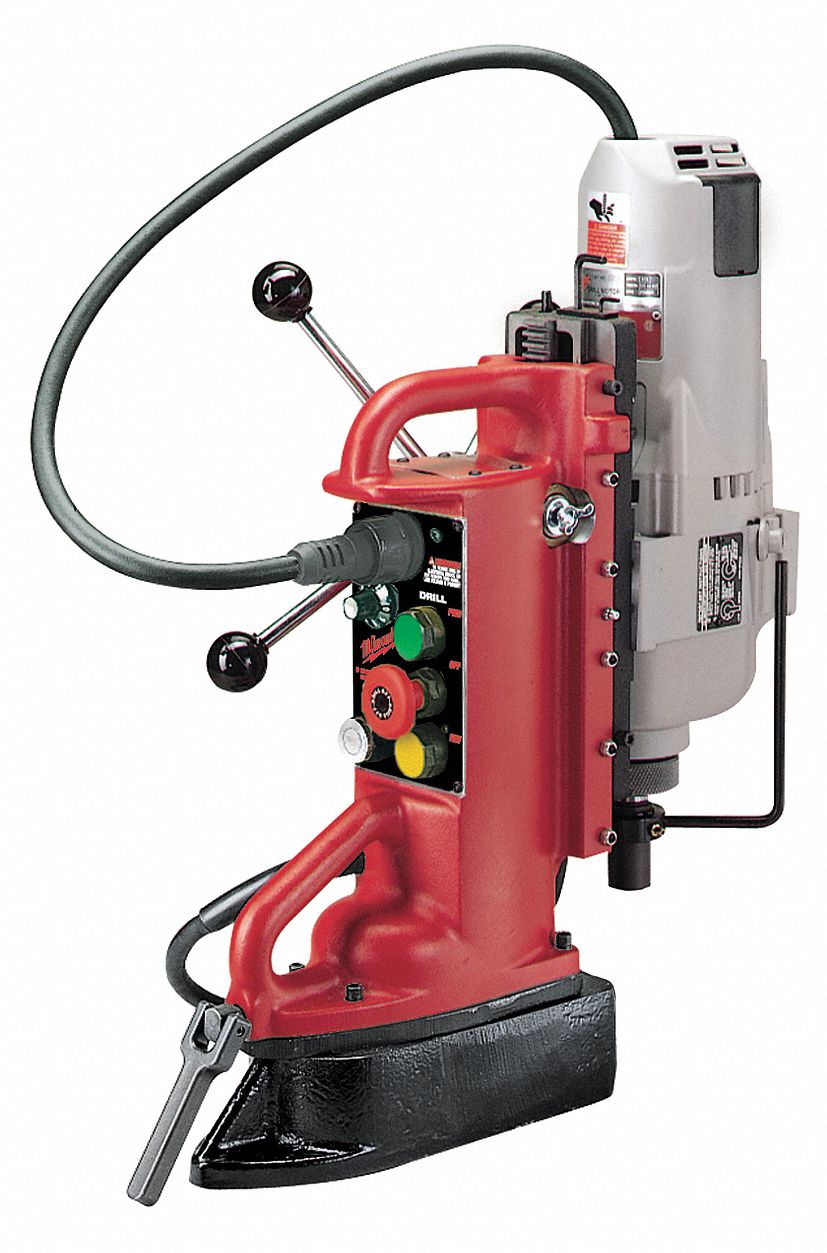 Magnetic Drill Press, 750/375 RPM, 1.25 In