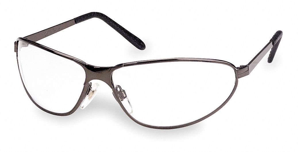 Safety Glasses, Clear, Scratch-Resistant