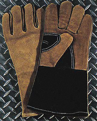 Welding Gloves, L, 14 In. L, Wing, PR