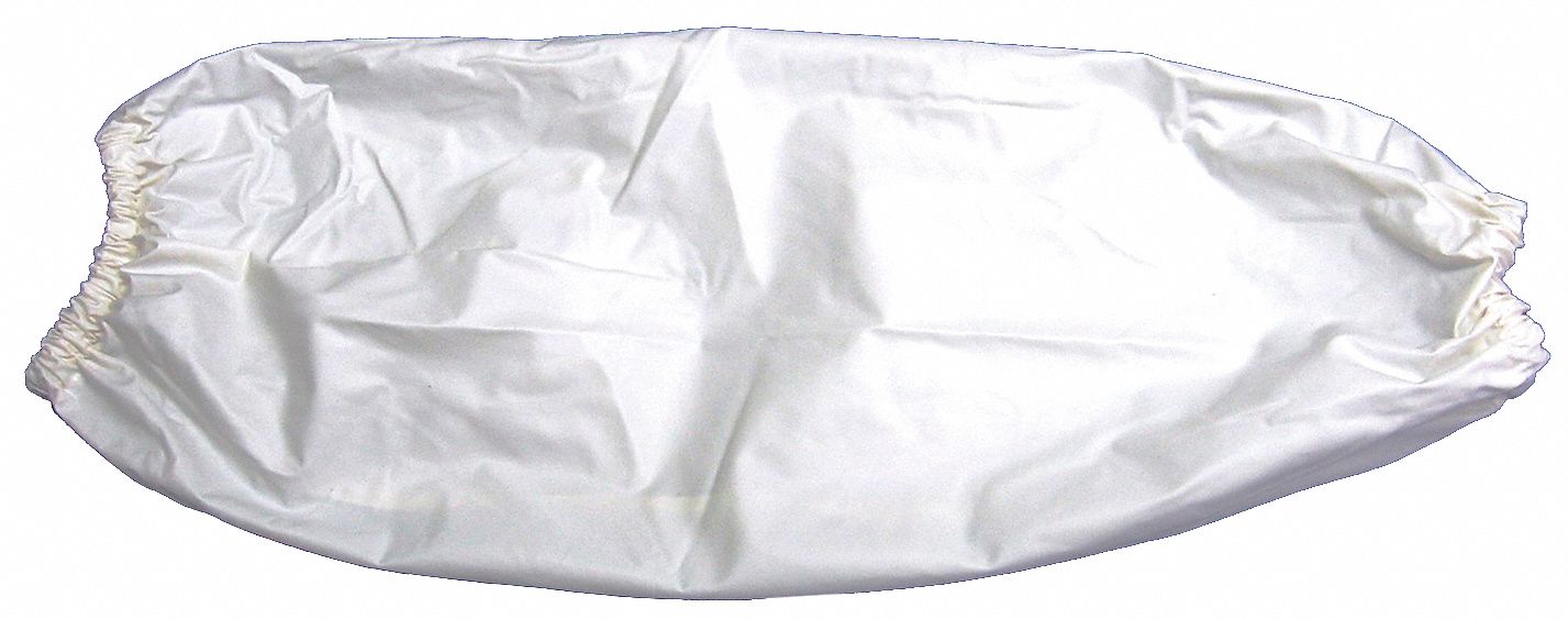 Sleeves, 18 In. L, White, PR