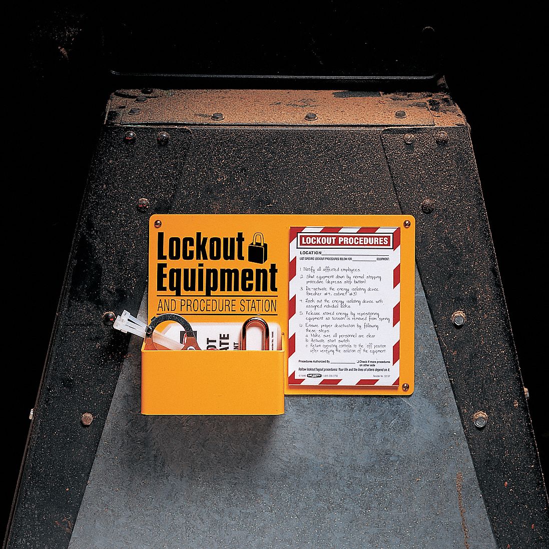 Lockout Equipment Procedure Station