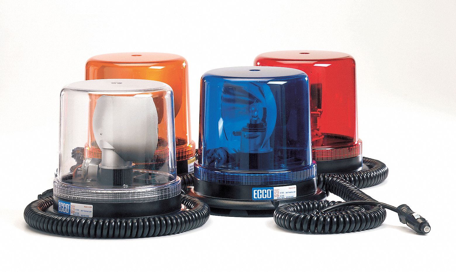 Strobe, Amber, Mag/Suction, Halogen Bayonet