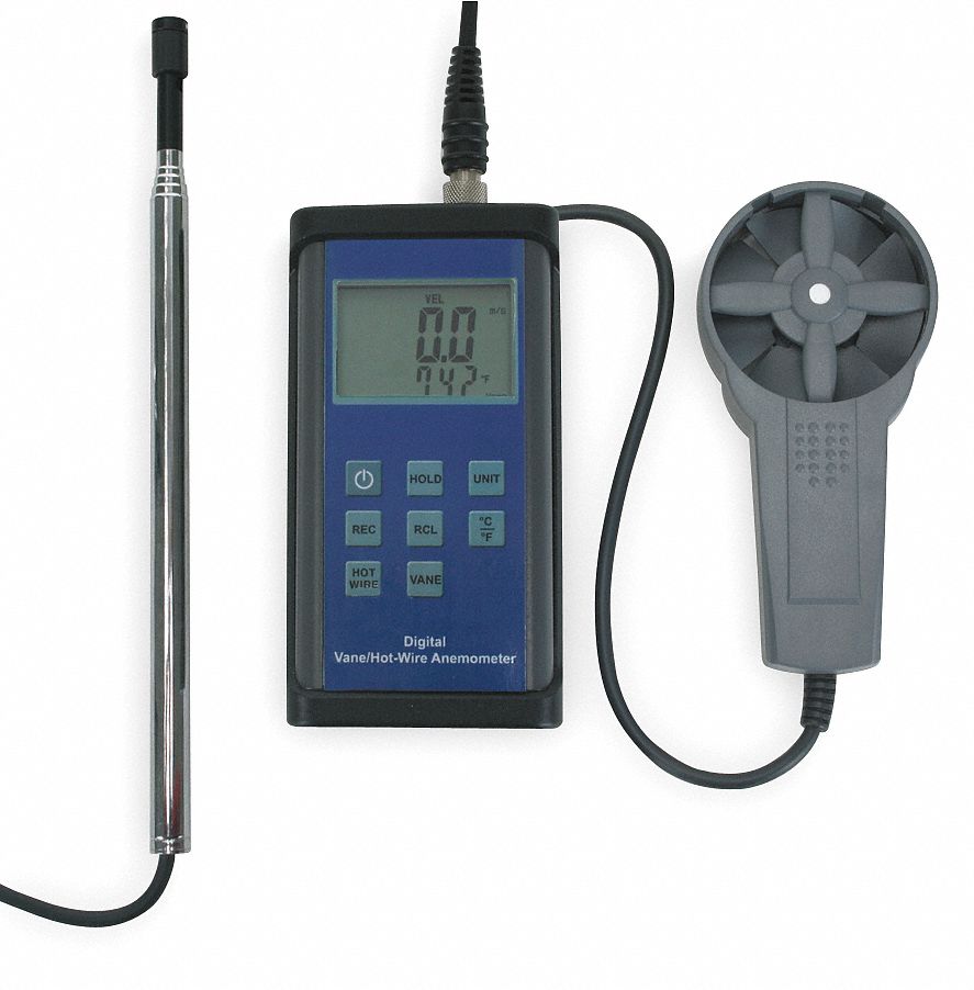 Anemometer, Vane and Hotwire