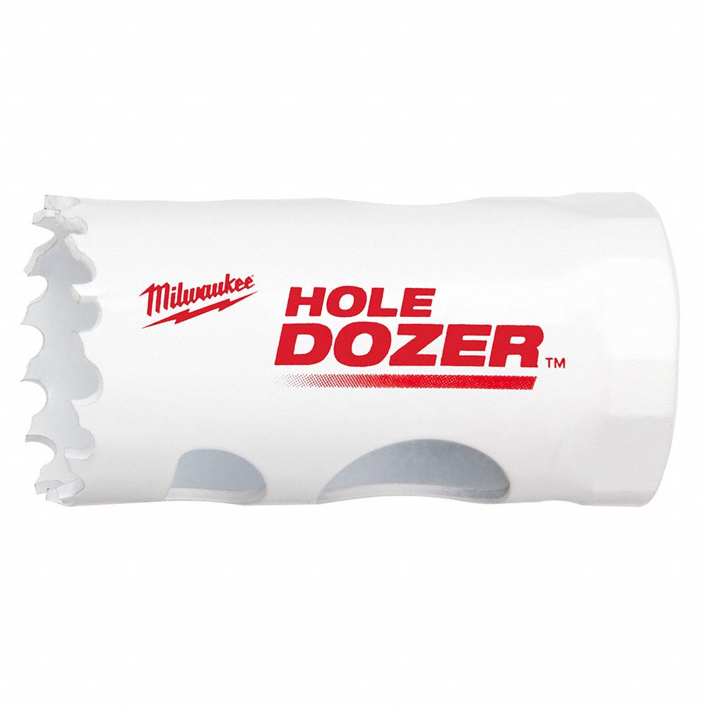 Ice Hardened Hole Saw, Bi-Metal, 1-1/8 In