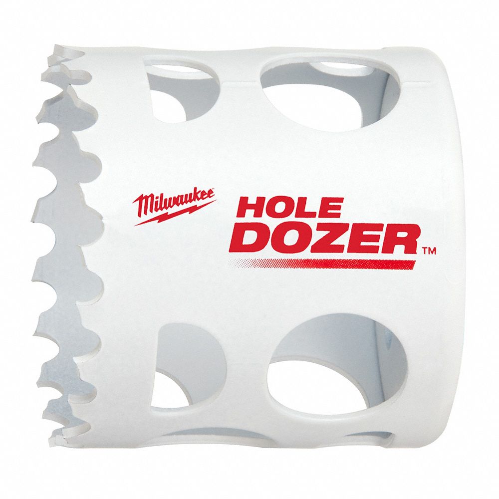 Ice Hardened Hole Saw, Bi-Metal, Dia 2 In