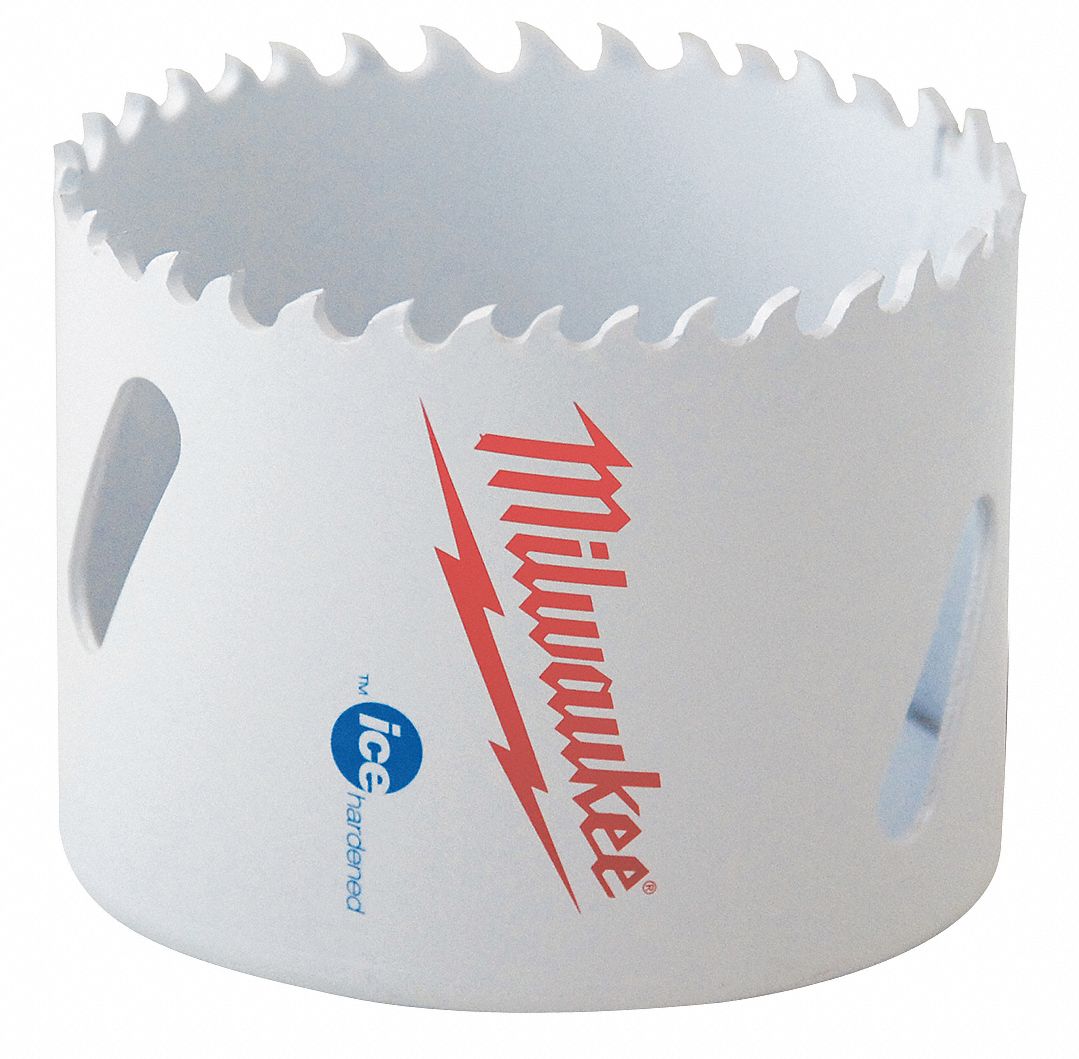 Ice Hardened Hole Saw, Bi-Metal, 2-1/2 In