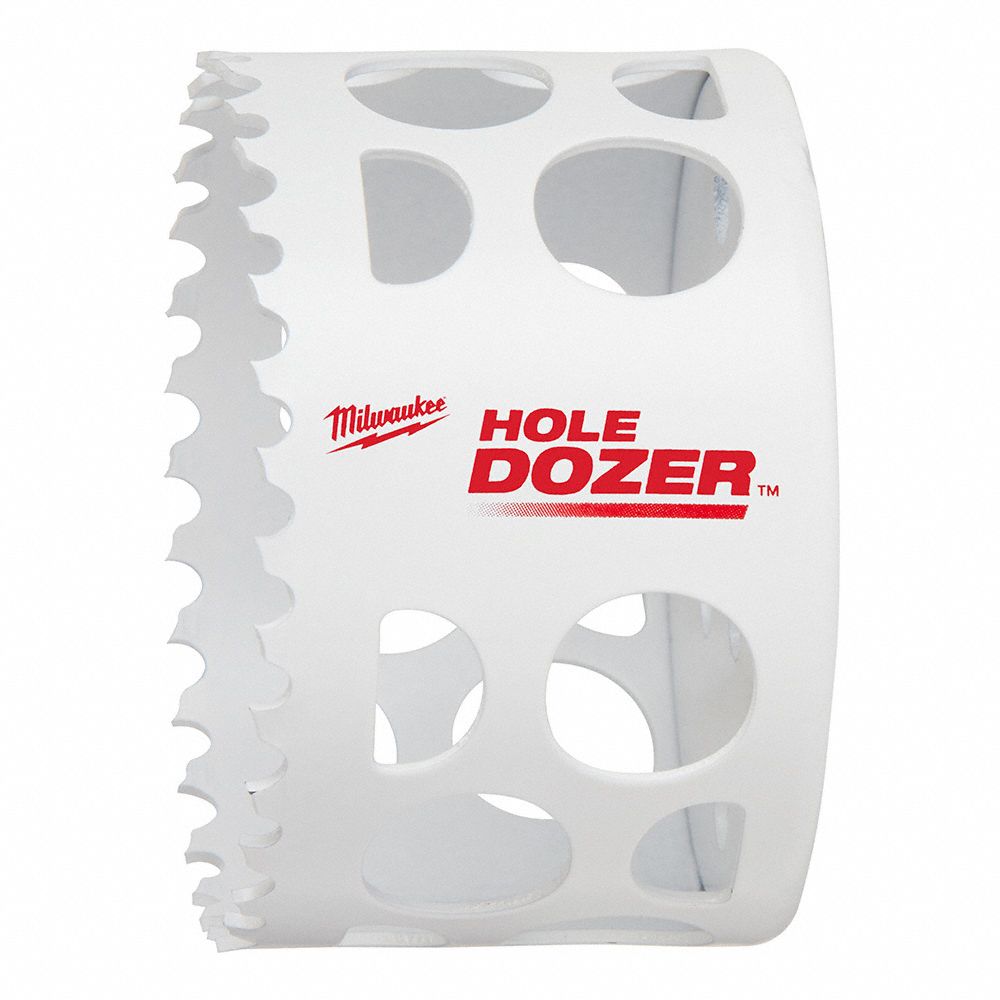 Ice Hardened Hole Saw, Bi-Metal, Dia 3 In