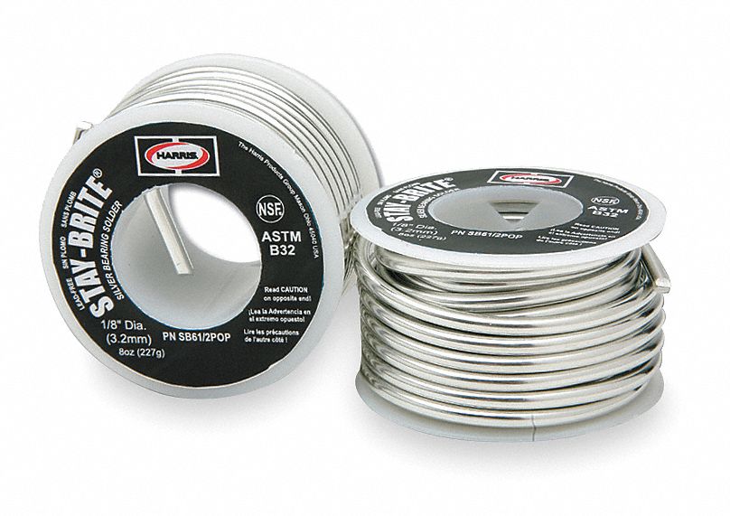Solid Wire Solder, Lead Free, 430 F