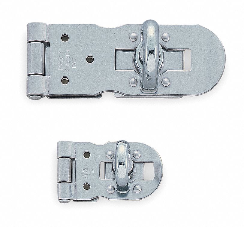 Hasp, Rotating Eye, Stainless Steel