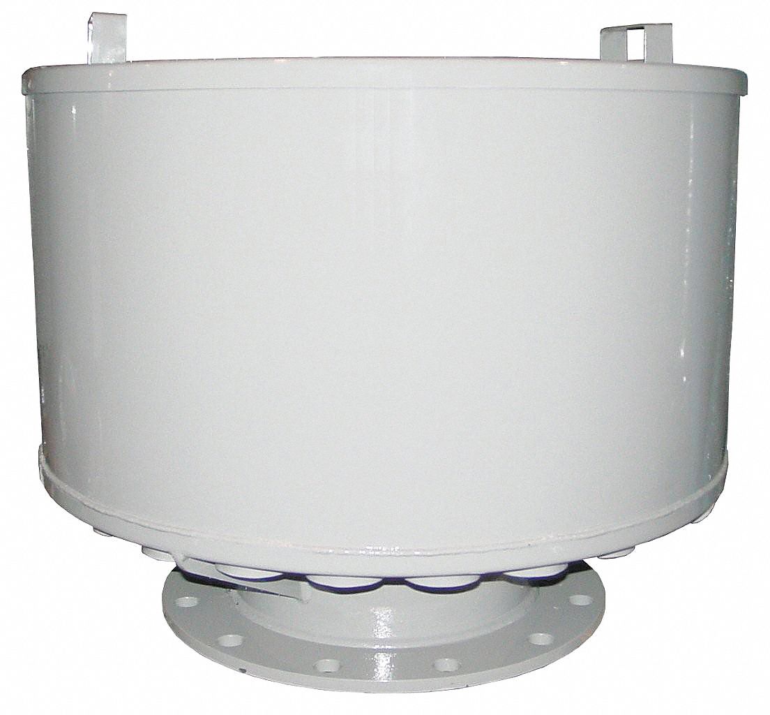 Silencer , 10 Flange Out, 3300 Max CFM
