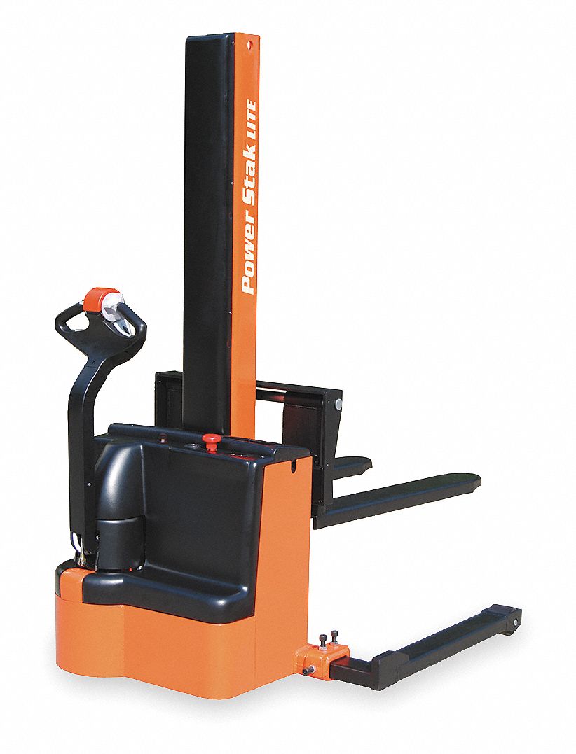 Fork Over Bse Stacker, 1500 lb, 62 In Lift