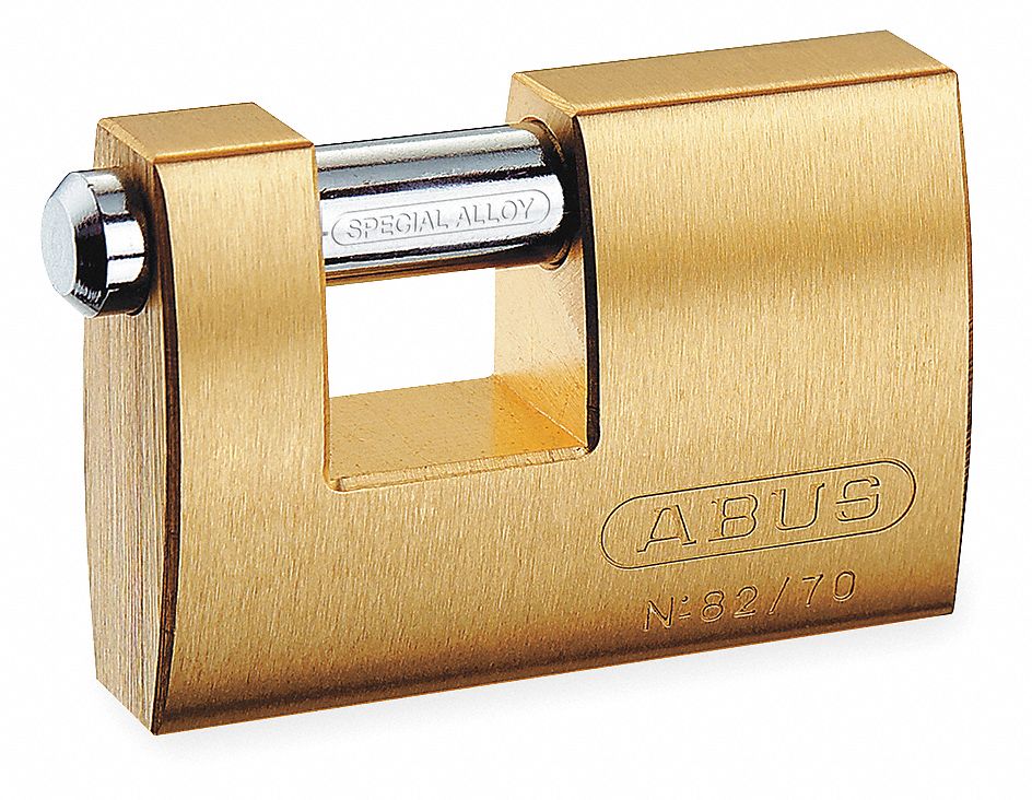 Solid Brass Monoblock Padlock
