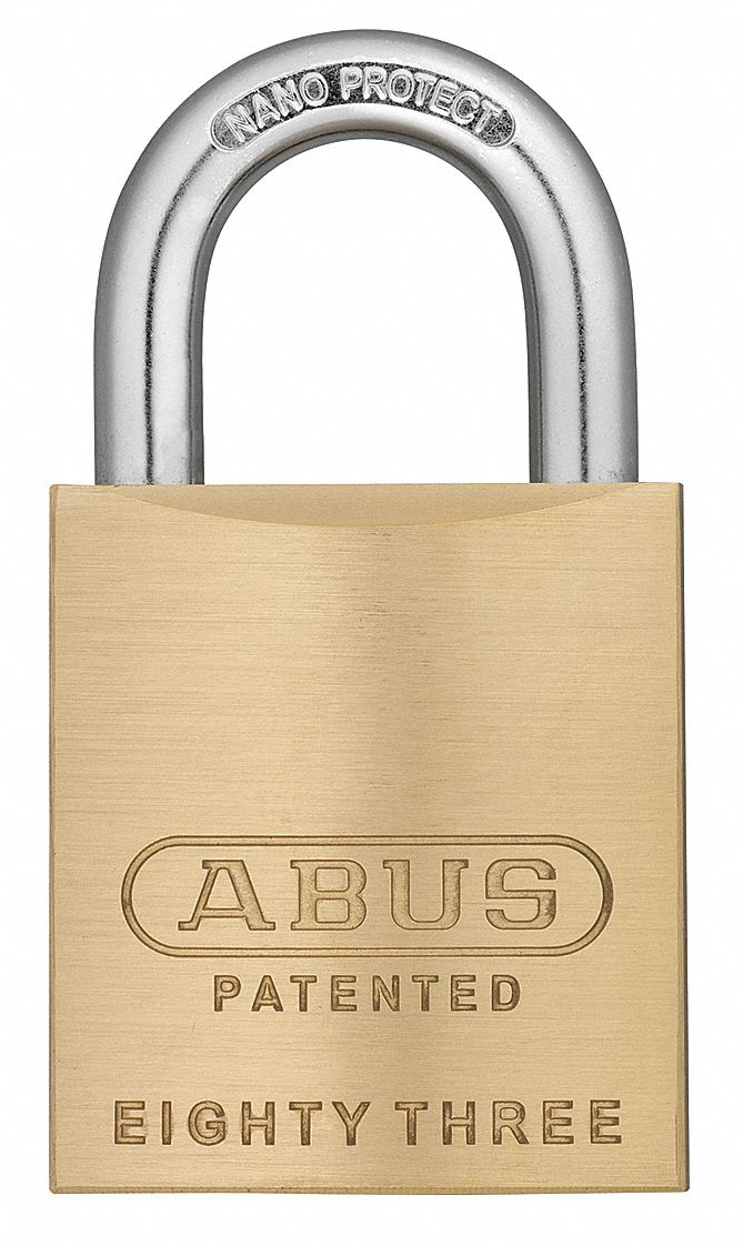 Rekeyable Solid Brass Padlock, Brass