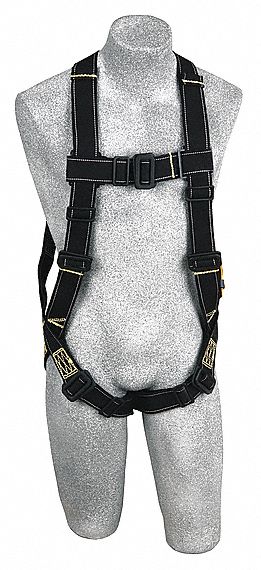 Full Body Harness, Universal, 320 lb, Black