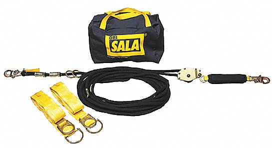 Horizontal Lifeline, Temporary, 60 ft. L