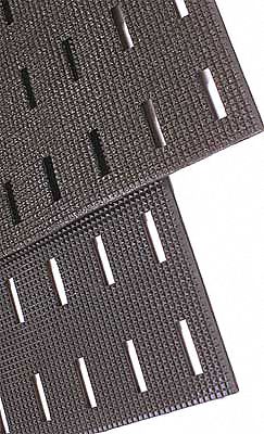 Anti-Slip Mat, PVC, Black, 4 ft x 30 ft