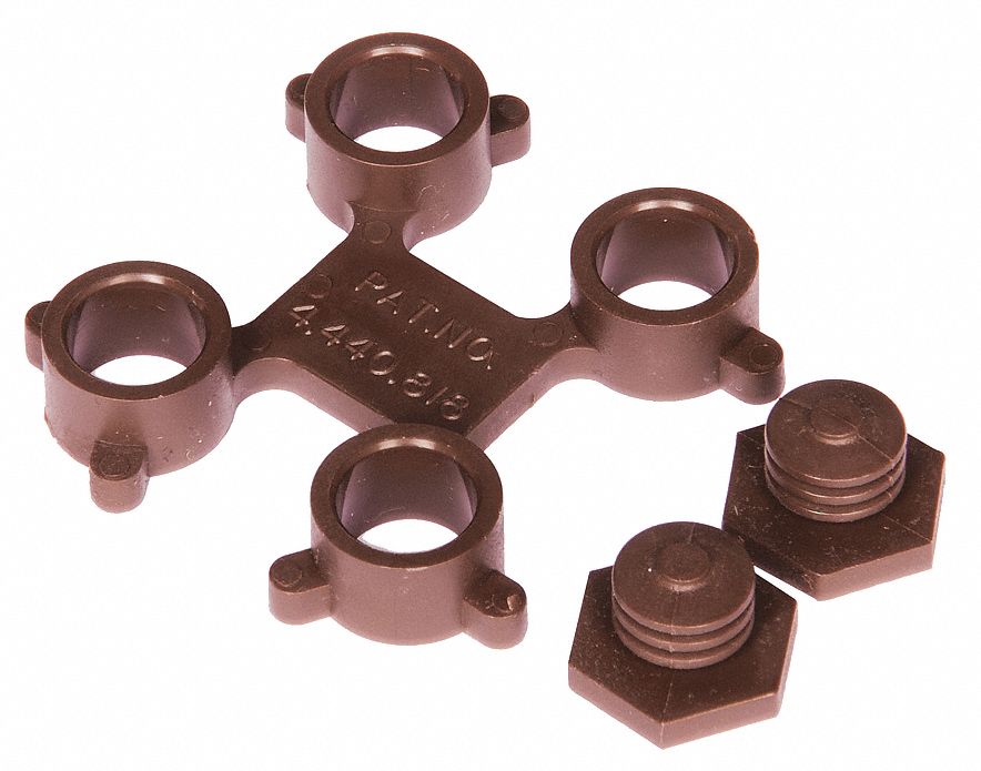 Side Connector, Brown, For Non-36 In Mat