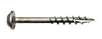 Wood Screw, #8, 1 In L, Coarse, Pk 500