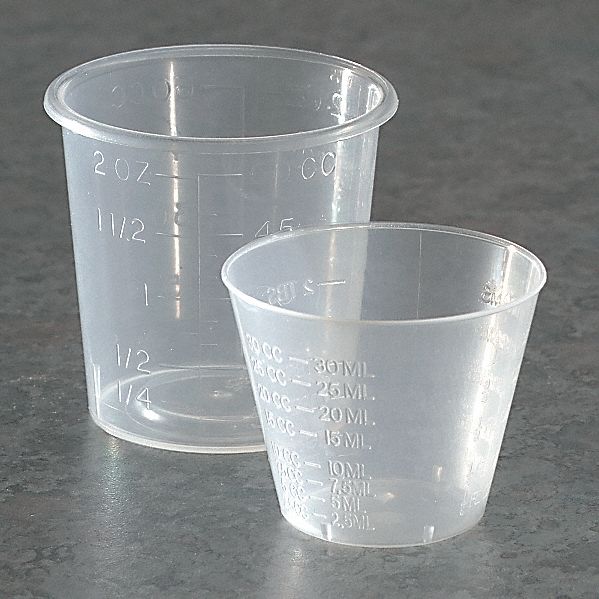 CONTNR MEDCN CUP 1 OZ PP, PK 5000