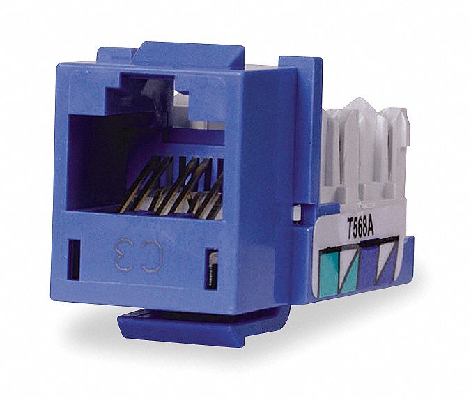 Jack, Blue, Cat6, Rj45