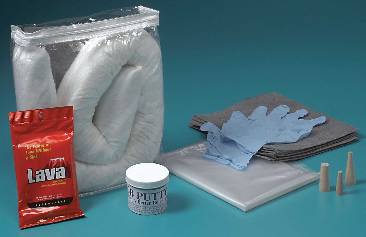 Spill Kit, Cardbrd Box, 4 gal., Maintenance