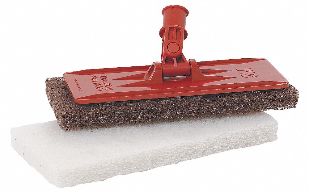 Swivel Pad Holder, Orange, 9L x 3-3/4In. W