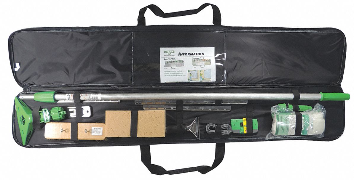 Window Cleaning System, 96 In.L, Green