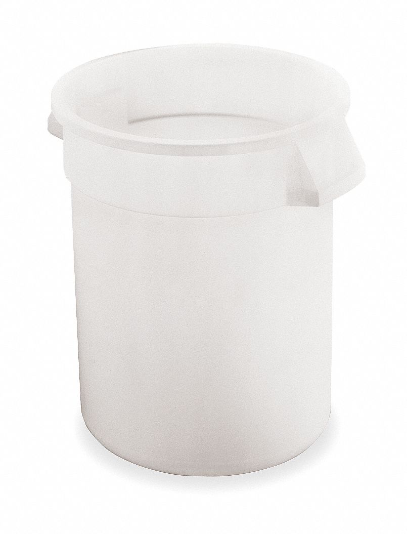 Round Container, 20 G, White