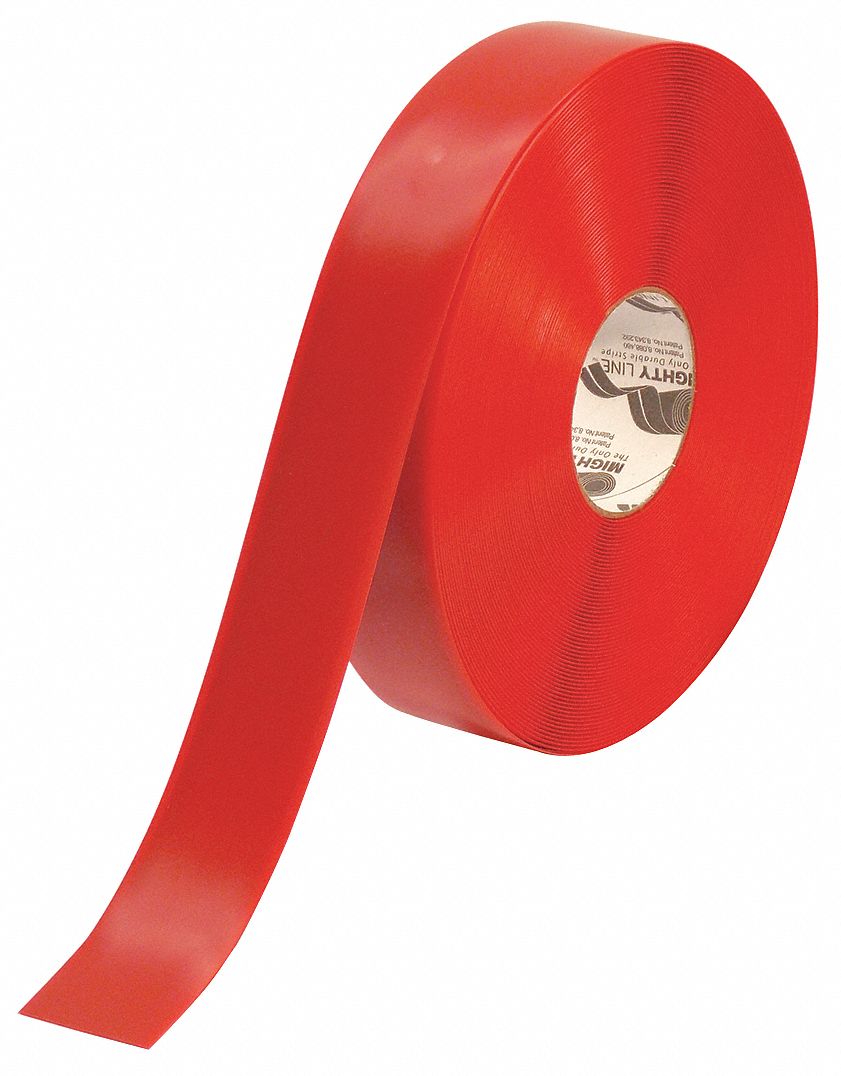 Floor Marking Tape, 2In W, 100 ft. L