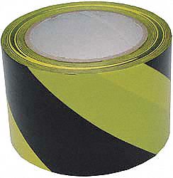Floor Marking Tape, Roll, 3In W, 108 ft. L