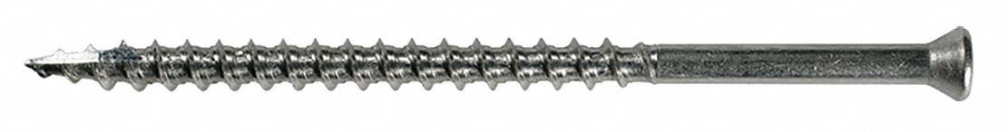 Wood Screw, Trim Head, #7x2 1/4, PK3000