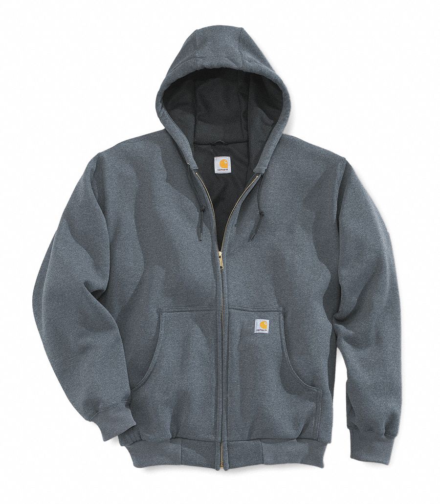 Hooded Swtshrt, Chroacl Hthr, Cotton/PET, L