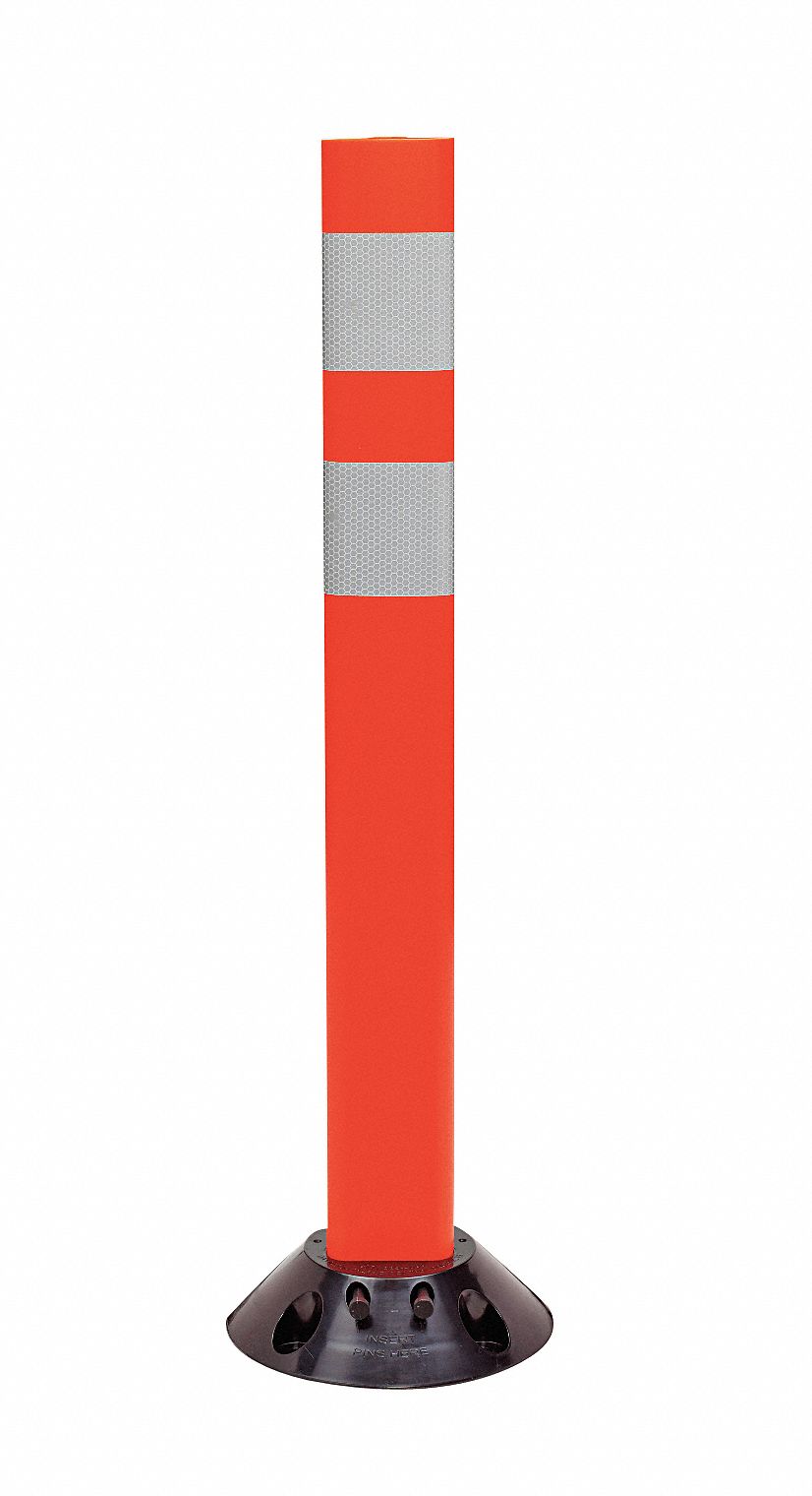 Delineator Post, Height 28 In, Orange