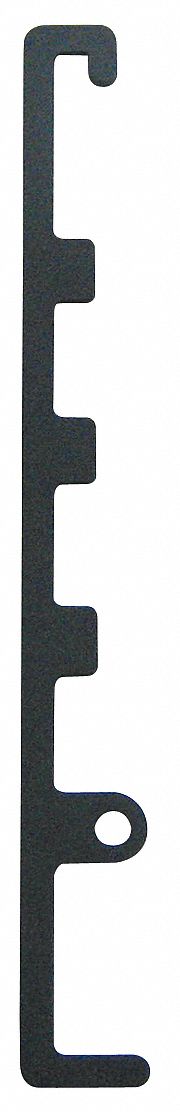 Locking Bar, Fixed Position, Black Wrinkle