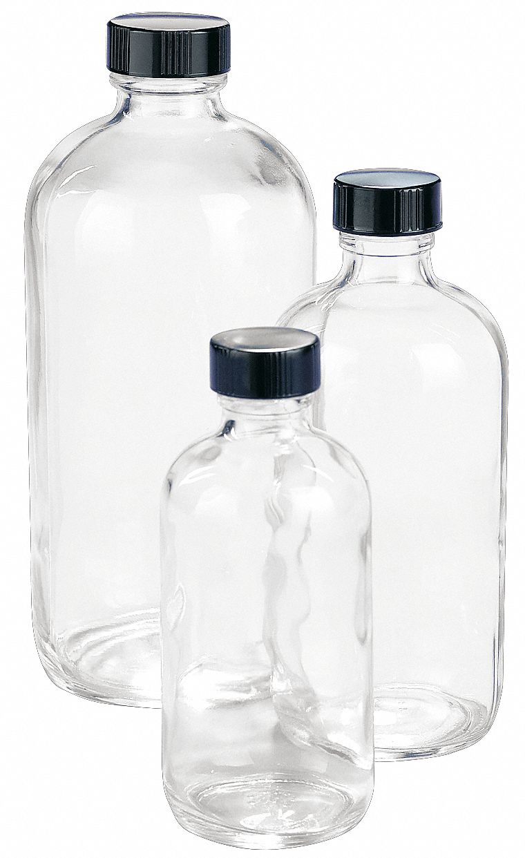 Bottle, Wide Mouth, 30mL, Amber, PK24