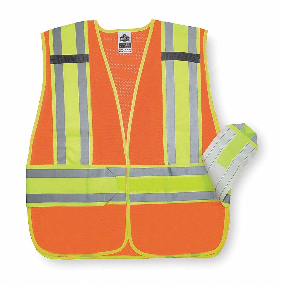 High Visibility Vest, Class 2, M/L, Orange