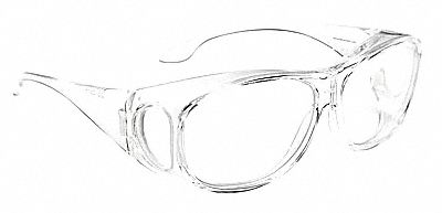 Safety Glasses, Clear, Scratch-Resistant