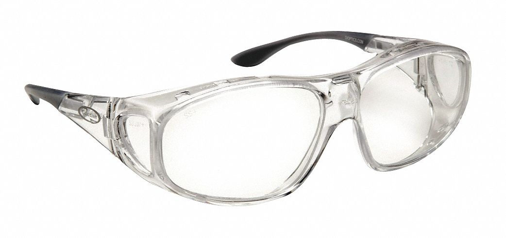 Safety Glasses, Smoke, Scratch-Resistant