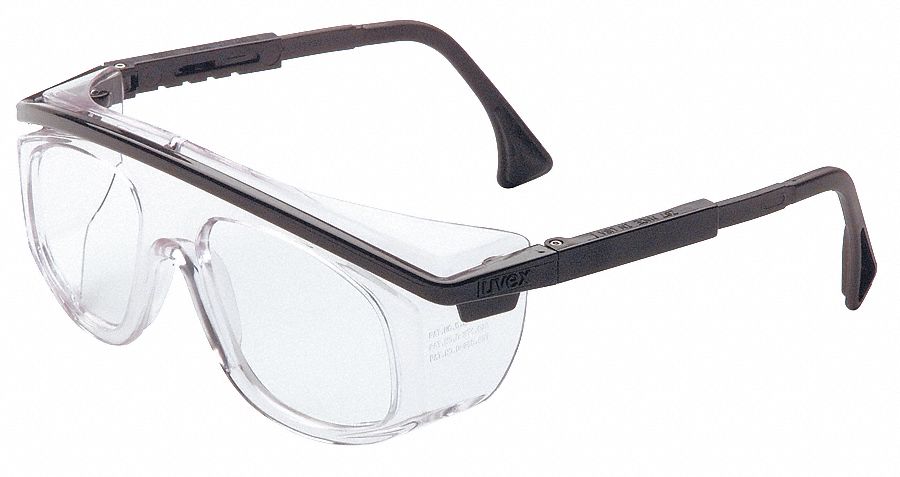Safety Glasses, Clear, Chmcl, Scrtch-Rsstnt