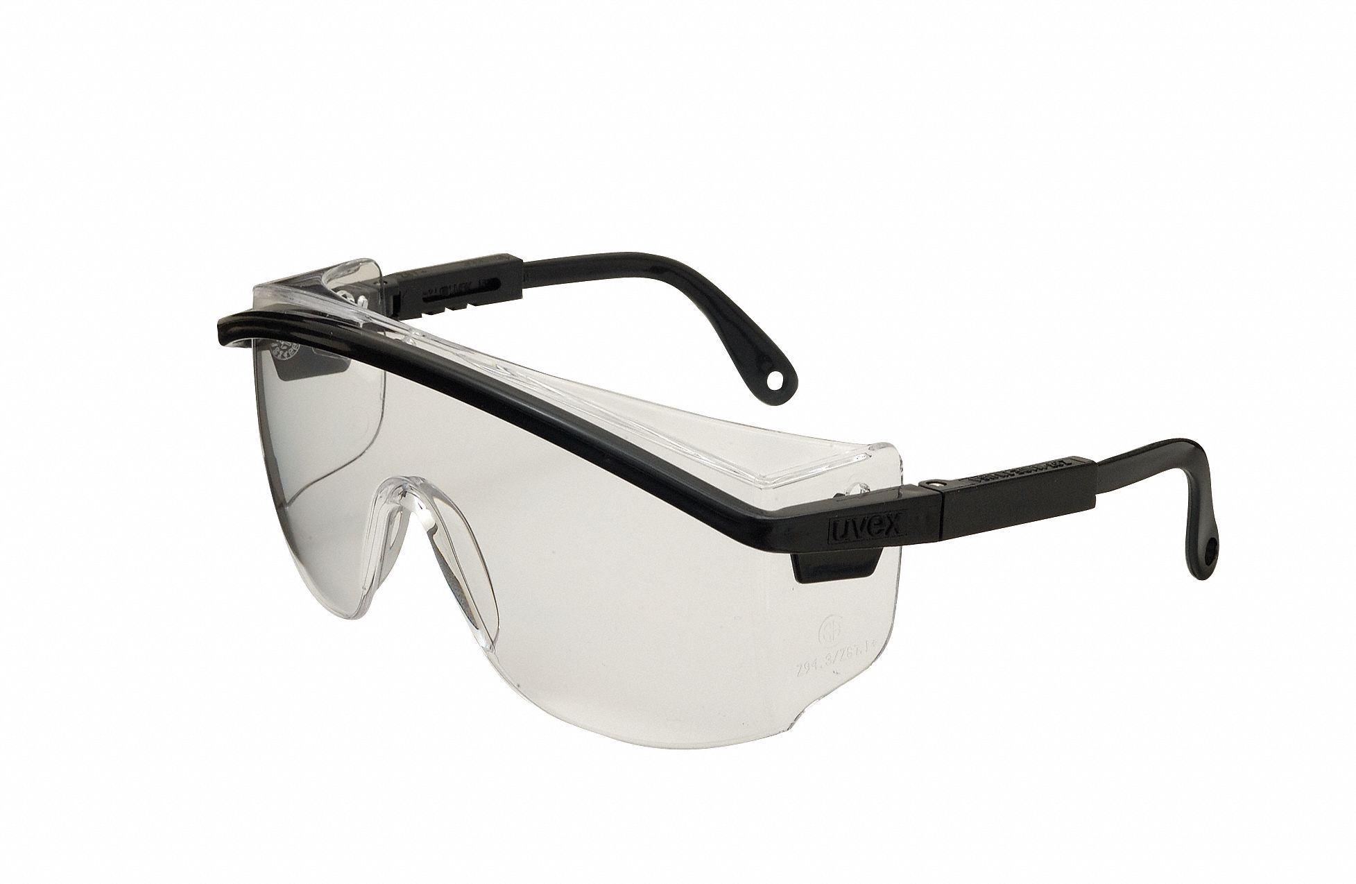 Safety Glasses, Clear, Scratch-Resistant