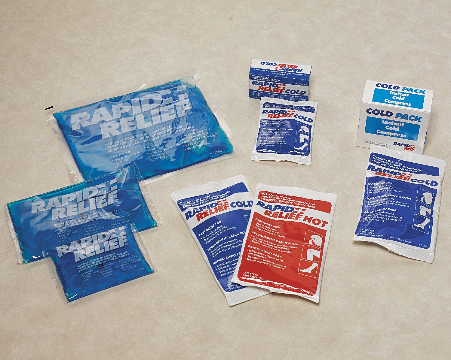 Hot/Cold Pack, Reusable, Flex, 9x11In