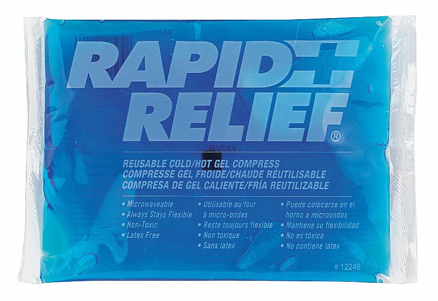 Hot/Cold Pack, Reusable, Flex, 4x6In