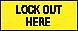 Lockout Label, 2-1/4 In. H, PK 2