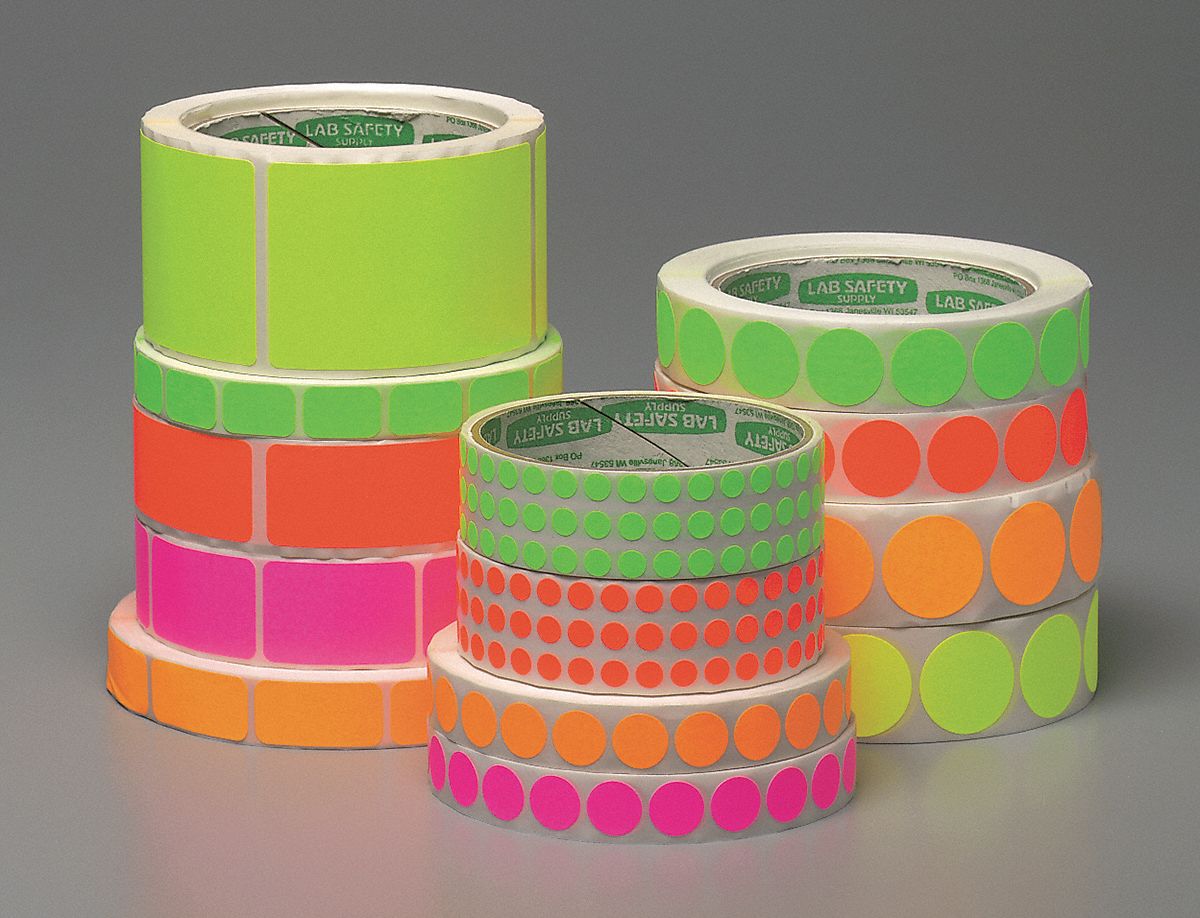 Shipping Dot Label, 1/4 In. W, PK 1000