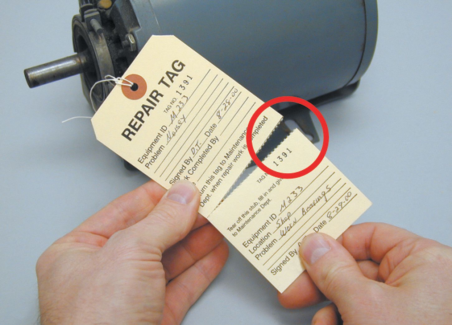 Rpr Tag, 5-3/4 x 2-7/8 In, Tan, PK100